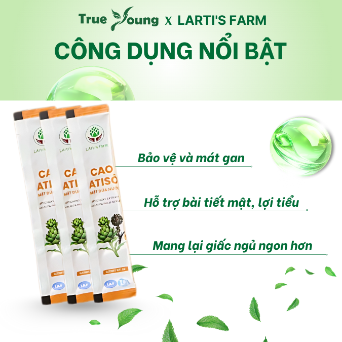 Stick Cao Atiso Mật Ong Dừa Nước Thượng Hạng - LArti's Farm