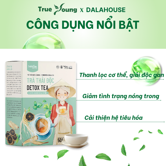 Trà Thải Độc Dalahouse thanh nhiệt, mát gan