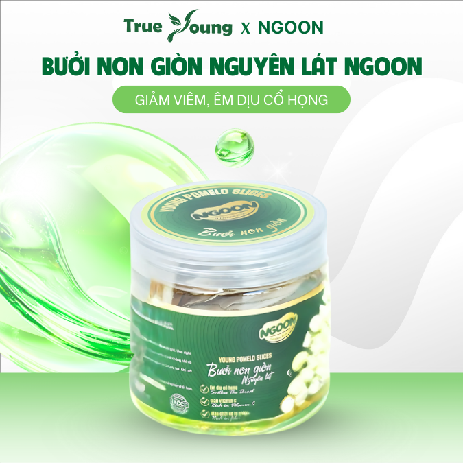 Bưởi non Ngoon giòn nguyên lát cao cấp