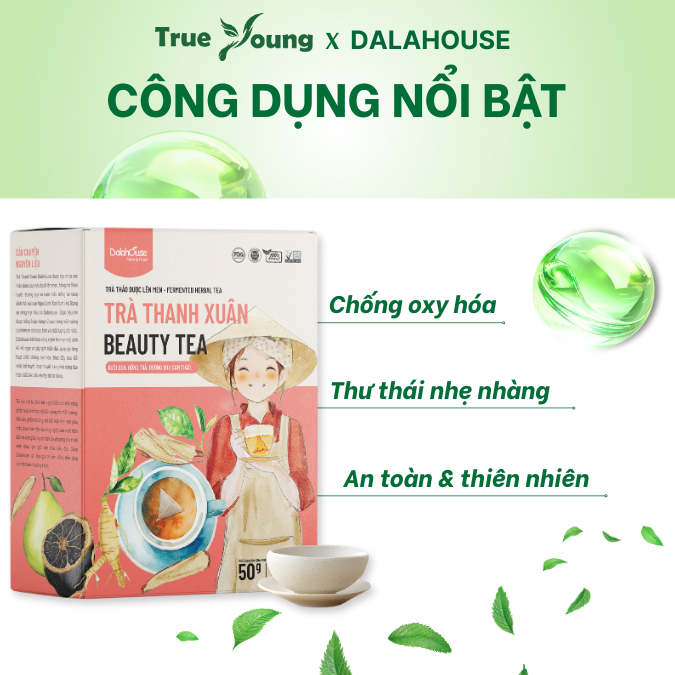 Trà Thanh Xuân Dalahouse - Beauty Tea DalaHouse