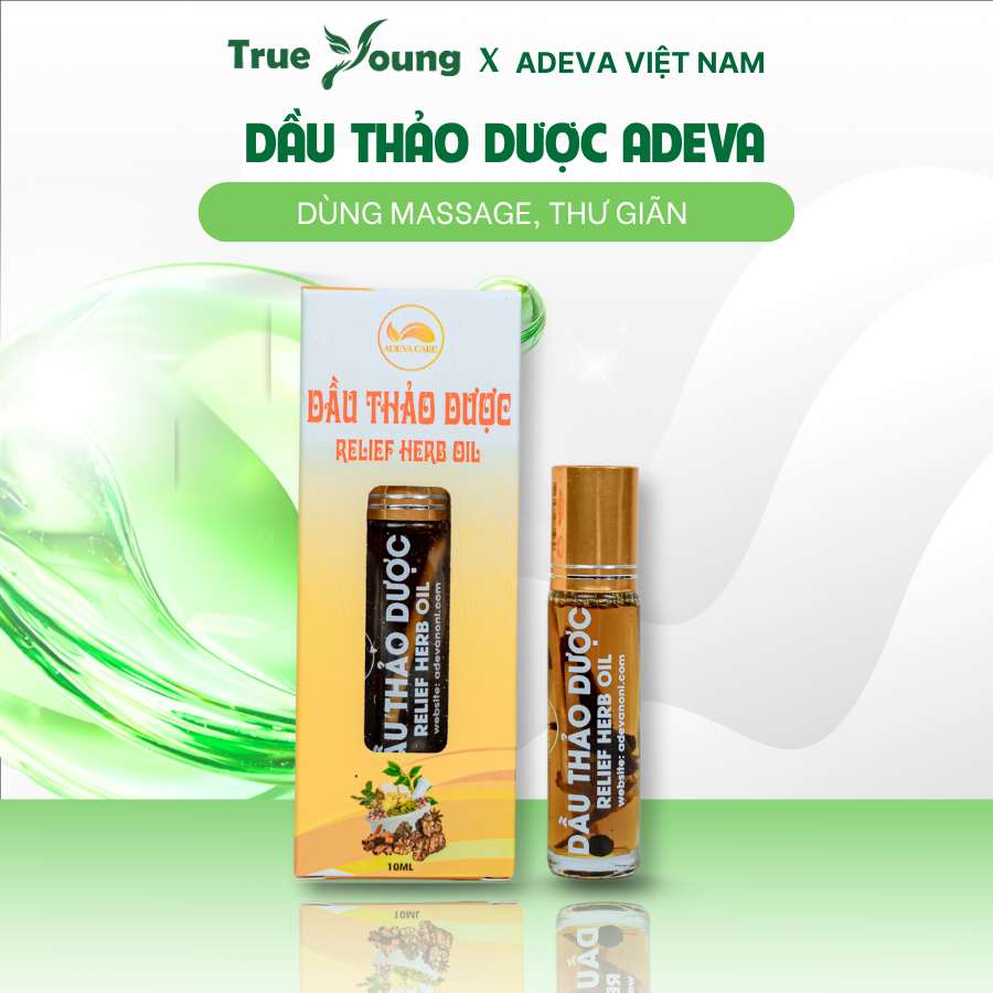 Dầu Thảo Dược ADEVA – Massage Cơ Thể, Mùi Hương Thư Giãn, Dùng Ngoài Da