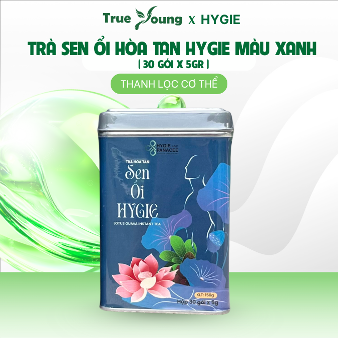 Trà Sen Ổi Hygie duy trì vóc dáng, hỗ trợ thanh lọc cơ thể 30 gói x 5g