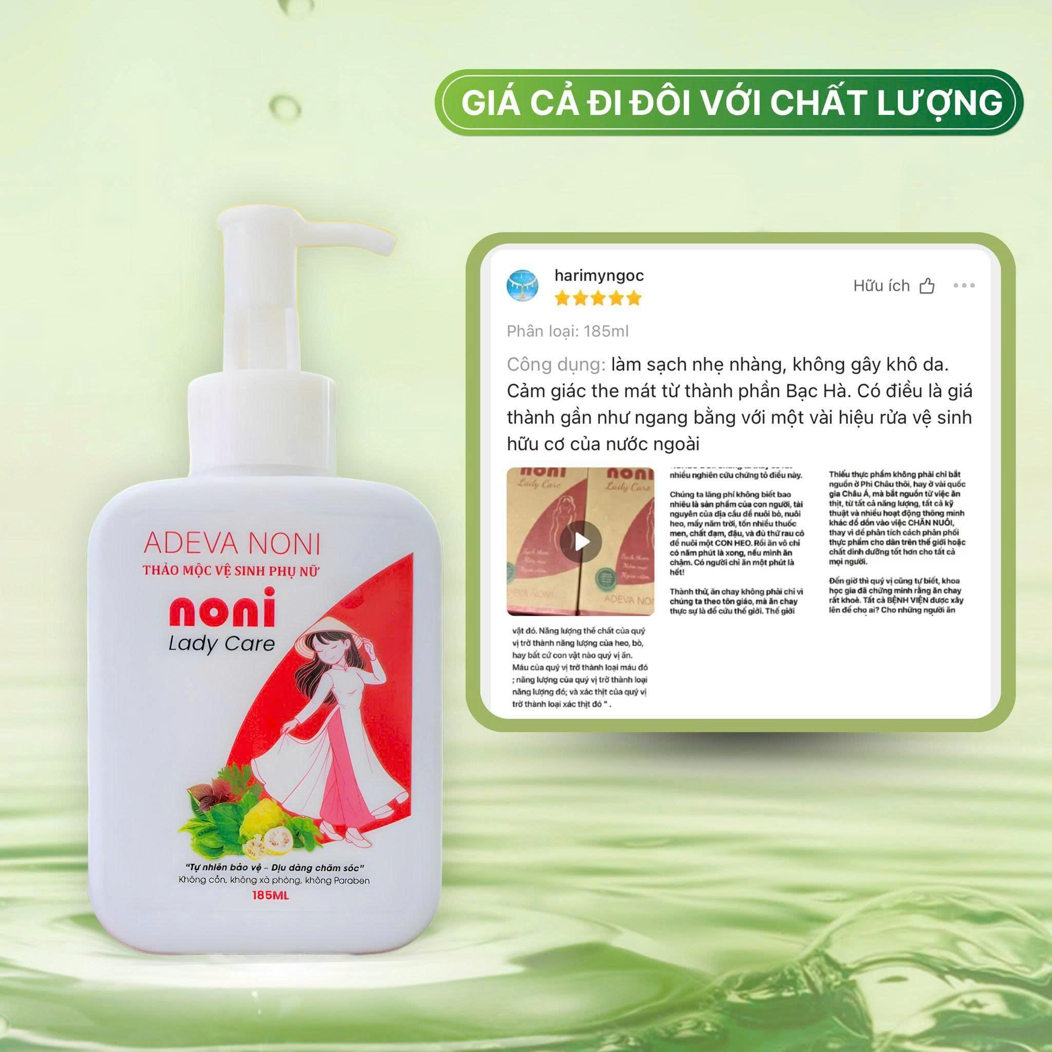 ƯU ĐÃI CHÀO HÈ THÁNG 4 – MUA DẦU GỘI TẶNG NONI LADY CARE