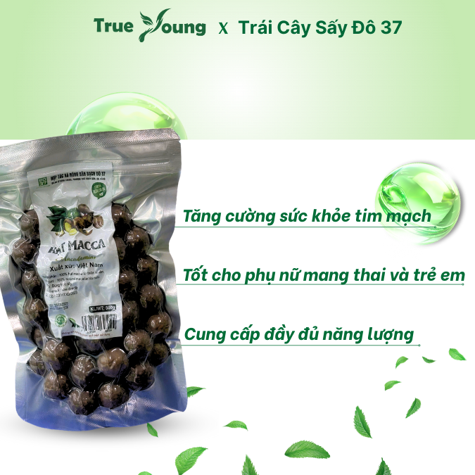 Hạt Macca Sấy Nứt Vỏ Úc FarMacs Đô 37 Hạt Tự Nhiên 100% Giàu Dinh Dưỡng