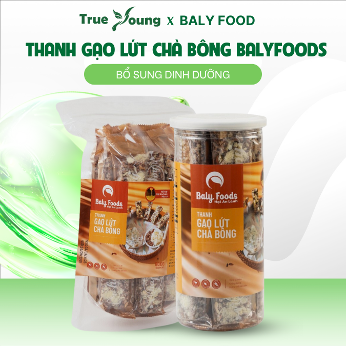 Thanh Gạo Lứt Chà Bông BalyFoods, Siêu Hạt, Dinh Dưỡng Cho Mẹ Bầu, Người Giữ Dáng