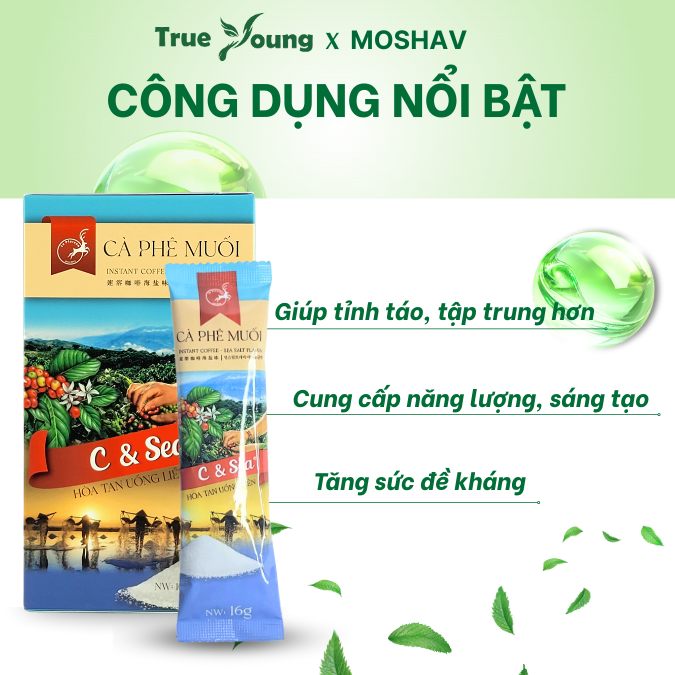 Cà phê muối hòa tan - C&Sea chuẩn vị quán
