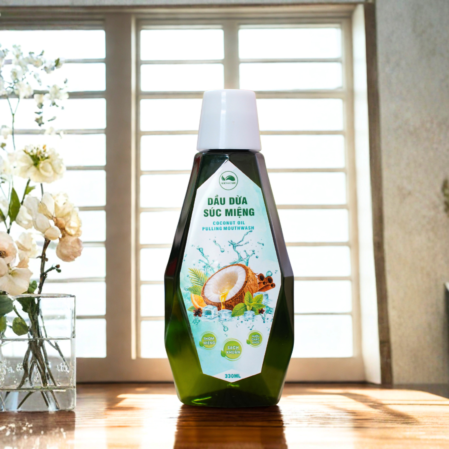 Dầu Dừa Súc Miệng Cao Cấp Kết Hợp Tinh Dầu Thiên Nhiên Làm Sạch Khoang Miệng - Thơm Mát 100ML/330ML