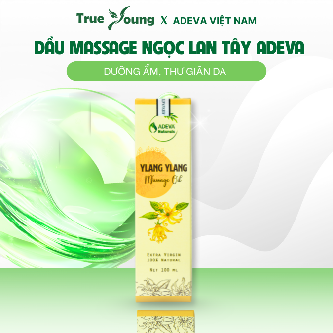 Tinh dầu massage Hoa Ngọc Lan Tây (Ylang Ylang) - Body Oil, Massage Oil, Mát Xa Thư Giãn, Dưỡng Ẩm Cho Da
