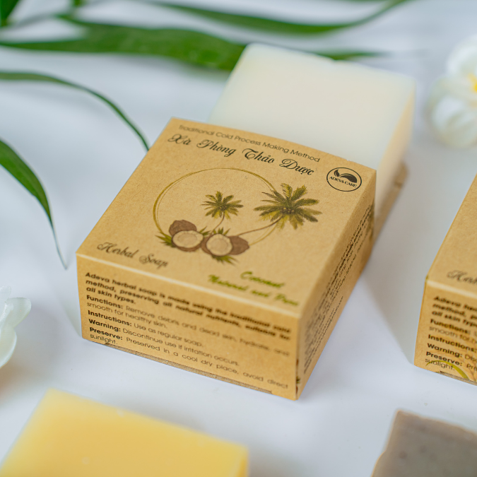 Xà Bông Thảo Dược ADEVA NONI Giúp Loại Bỏ Bụi Bẩn Và Tế Bào Chết Trên Da, Dưỡng Ẩm Mềm Mịn
