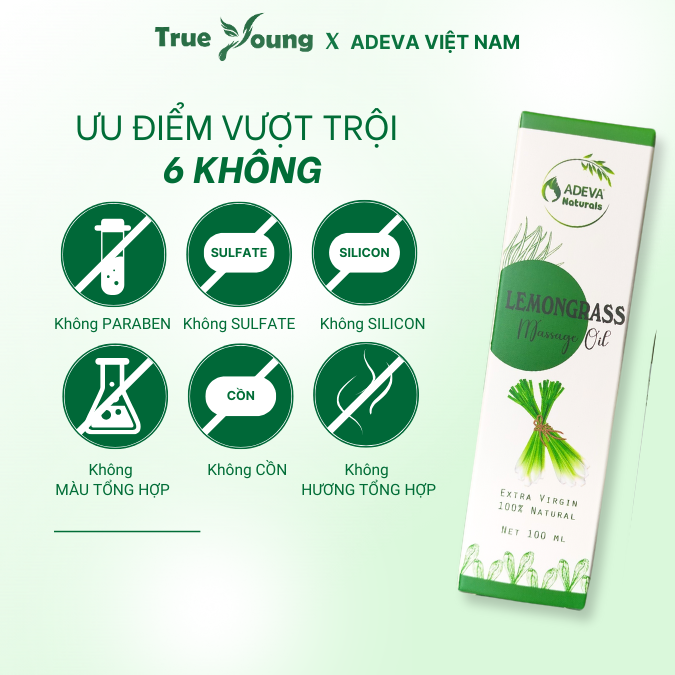 Tinh Dầu Massage Sả Chanh ( Lemongrass ) Body Oil Massage Oil, Mát Xa Thư Giãn, Dưỡng Ẩm Cho Da