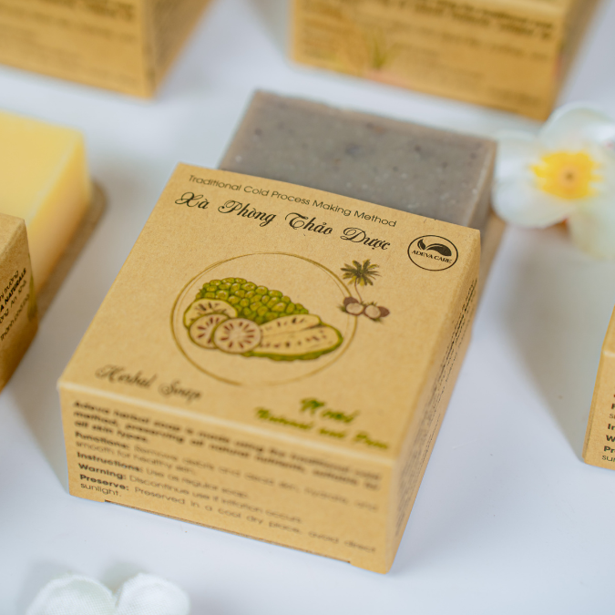 Xà Bông Thảo Dược ADEVA NONI Giúp Loại Bỏ Bụi Bẩn Và Tế Bào Chết Trên Da, Dưỡng Ẩm Mềm Mịn