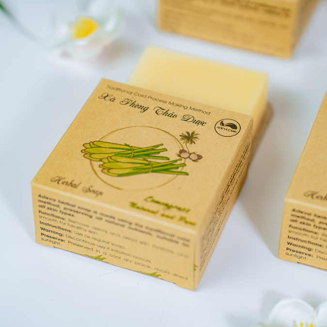 Xà Bông Thảo Dược ADEVA NONI Giúp Loại Bỏ Bụi Bẩn Và Tế Bào Chết Trên Da, Dưỡng Ẩm Mềm Mịn