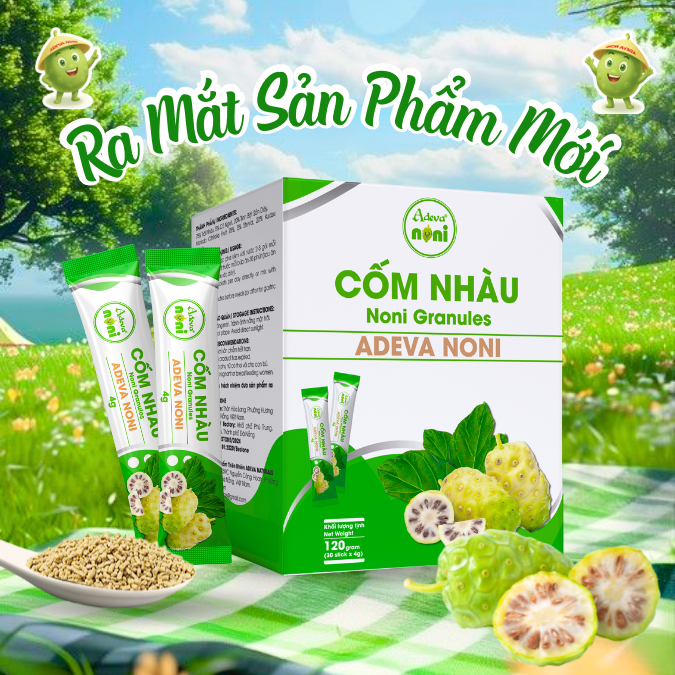 Cốm Nhàu Adeva Noni Bổ Sung Dinh Dưỡng Từ Trái Nhàu 120Gr (30 gói x 4g)