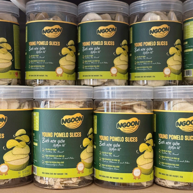 Bưởi non Ngoon giòn nguyên lát cao cấp