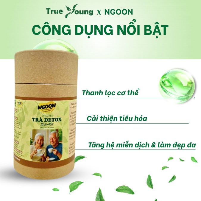 Trà Detox NGOON Bưởi Non Vị Nguyên Bản