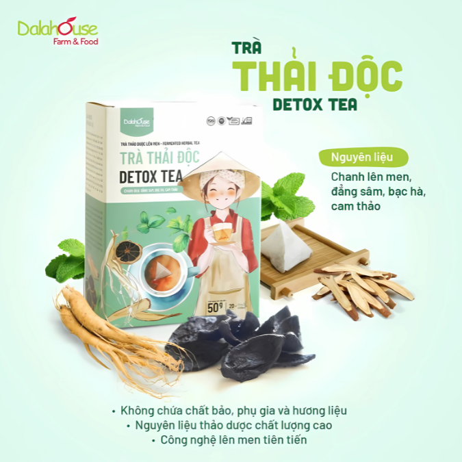 Trà Thải Độc Dalahouse thanh nhiệt, mát gan