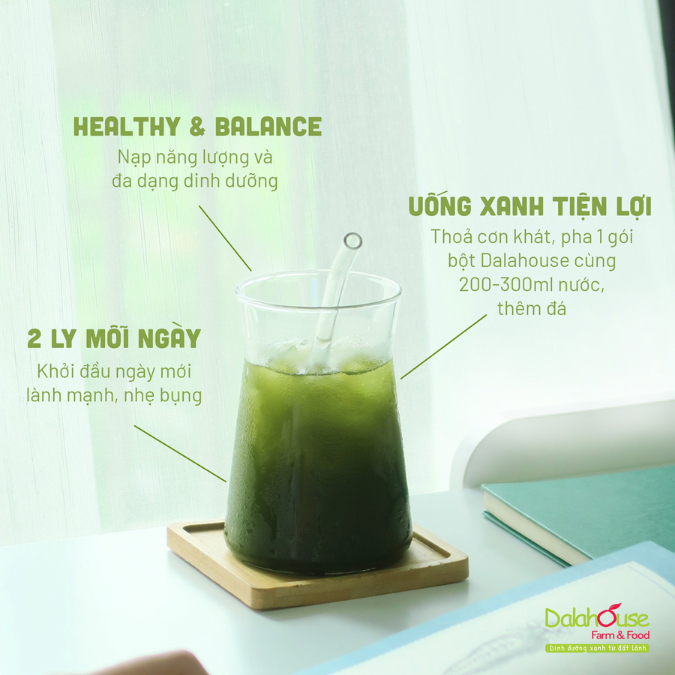 Bột rau diếp cá hữu cơ nguyên chất Dalahouse