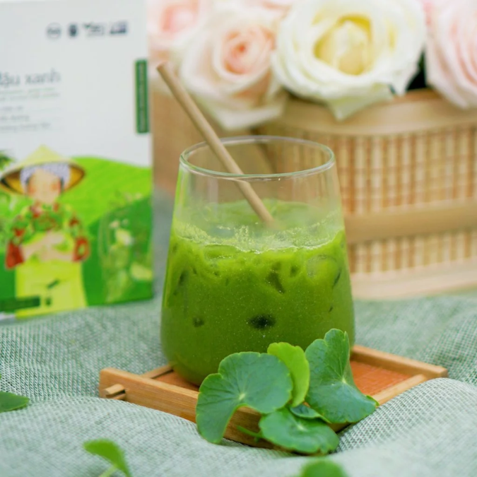 Bột rau má đậu xanh cốt dừa Dalahouse đạt chuẩn hữu cơ