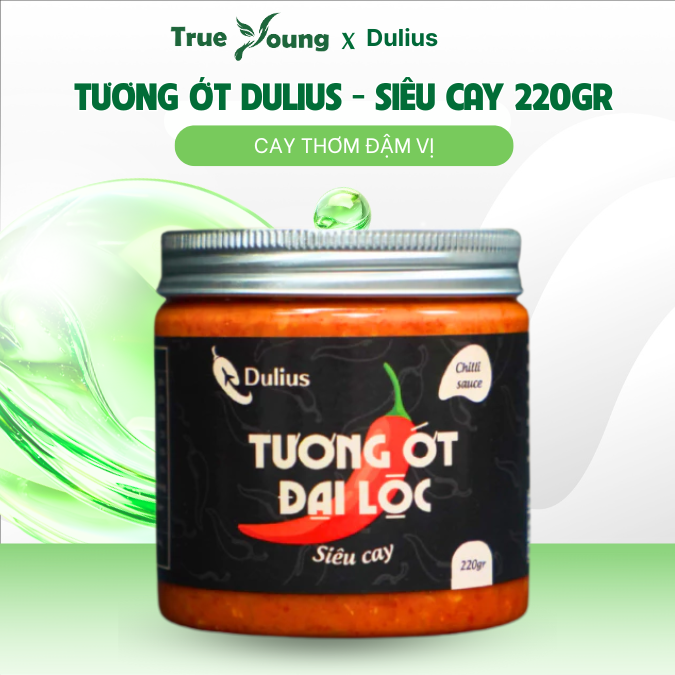Tương Ớt Dulius - Siêu Cay 220GR Cay Nồng Bùng Nổ
