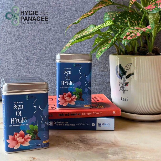 Trà Sen Ổi Hygie duy trì vóc dáng, hỗ trợ thanh lọc cơ thể hộp 250g