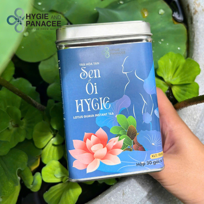 Trà Sen Ổi Hygie duy trì vóc dáng, hỗ trợ thanh lọc cơ thể 30 gói x 5g