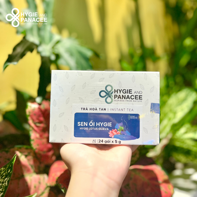 Trà Sen Ổi Hygie duy trì vóc dáng, hỗ trợ thanh lọc cơ thể 24 gói x 5g
