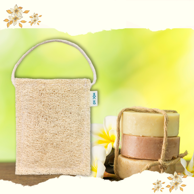 Túi đựng Vụn Xà phòng, Túi tạo bọt làm túi tắm, dùng thay cho túi bằng nhựa