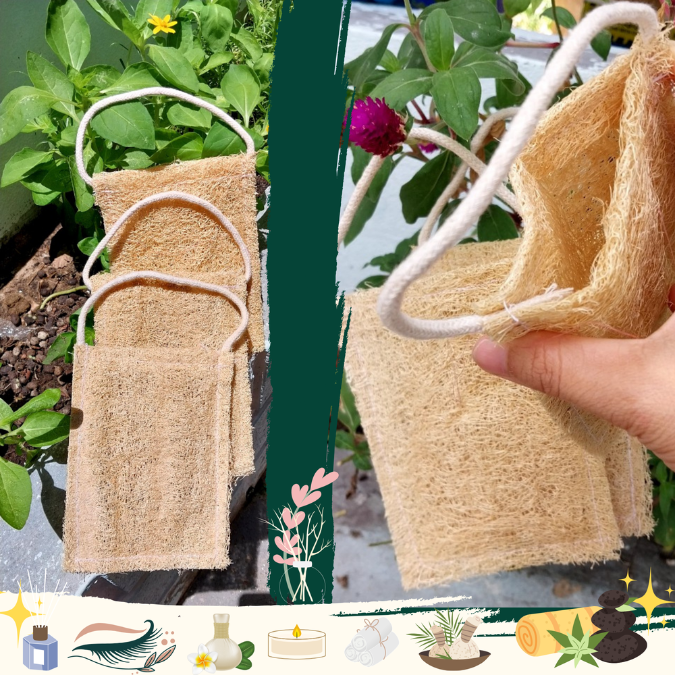 Túi đựng Vụn Xà phòng, Túi tạo bọt làm túi tắm, dùng thay cho túi bằng nhựa