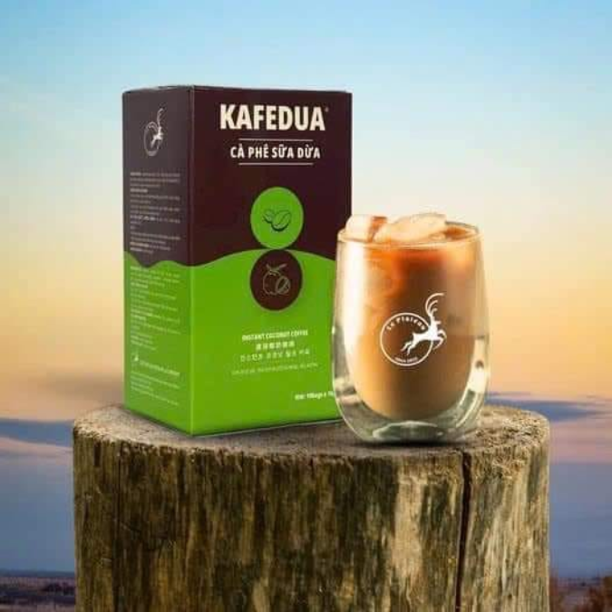 Cà phê sữa dừa Kafedua hòa tan thơm béo chuẩn vị quán