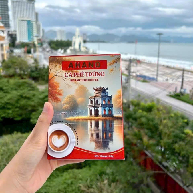 Cà phê trứng Ahano hòa tan tiện lợi chuẩn vị quán