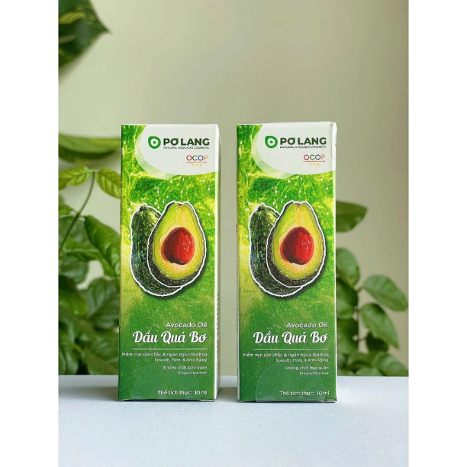 Dầu quả Bơ Pơ Lang dưỡng mềm da chống lão hóa giảm rạn da