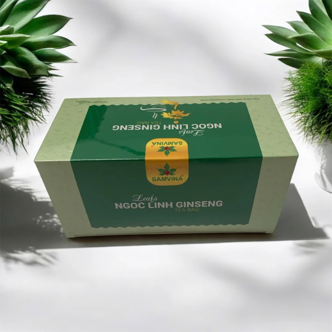 Trà túi lọc Sâm Ngọc Linh Sâm Vina