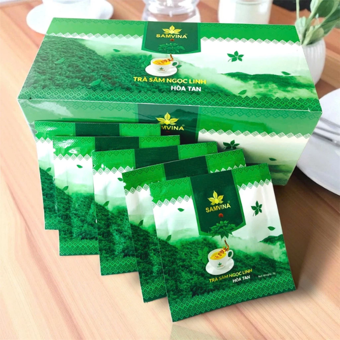 Trà Hòa Tan Sâm Ngọc Linh – Dưỡng chất từ núi rừng, sức khoẻ từ thiên nhiên