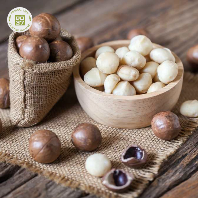 Hạt Macca Sấy Nứt Vỏ Úc FarMacs Đô 37 Hạt Tự Nhiên 100% Giàu Dinh Dưỡng