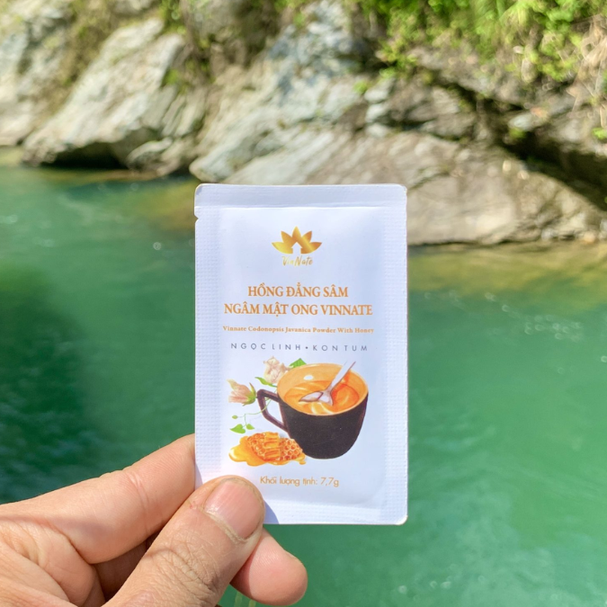 Hồng Đẳng Sâm Ngâm Mật Ong Vinnate – (30 gói x 7,7gr) Nâng cao đề kháng