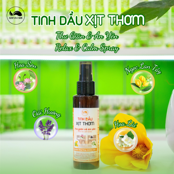 Tinh Dầu Xịt Thơm Phòng Adeva