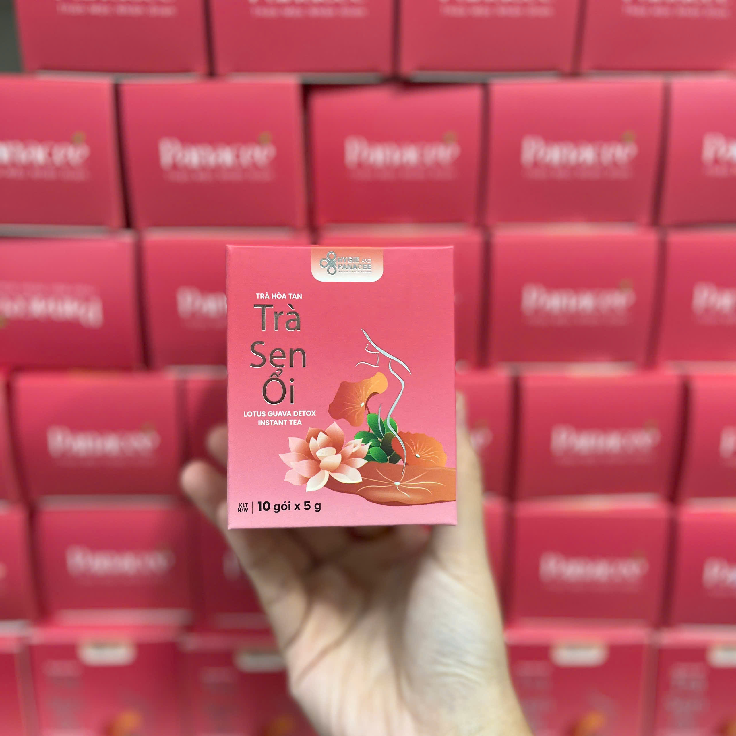 Trà Sen Ổi Hygie duy trì vóc dáng, hỗ trợ thanh lọc cơ thể 10 gói x 5gr