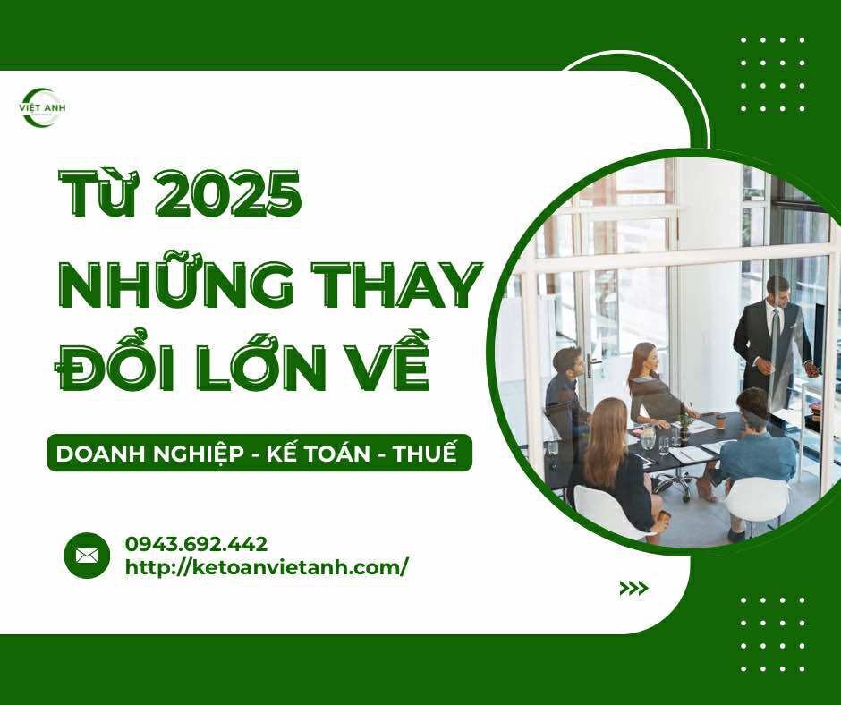 Những thay đổi lớn về luật doanh nghiệp - Kế toán - Thuế năm 2025