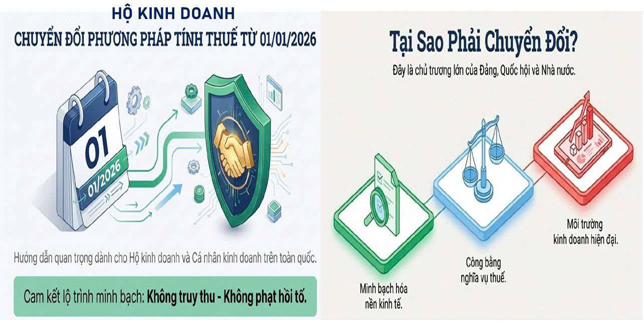 Không truy thu không xử phạt đối với hộ kinh doanh chuyển lên hộ khoán