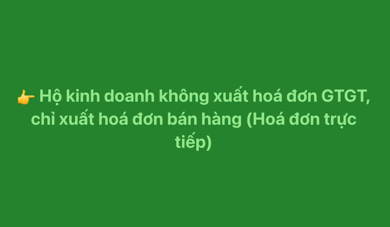 Hộ kinh doanh có được xuất hoá đơn giá trị gia tăng không?