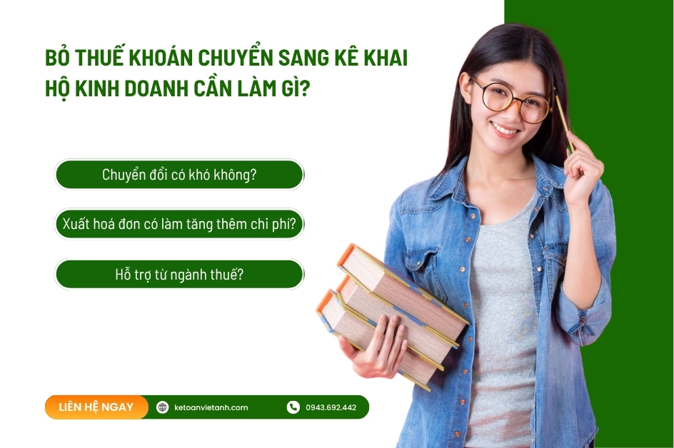 Bỏ thuế khoán chuyển sang kê khai hộ kinh doanh cần phải làm gì?