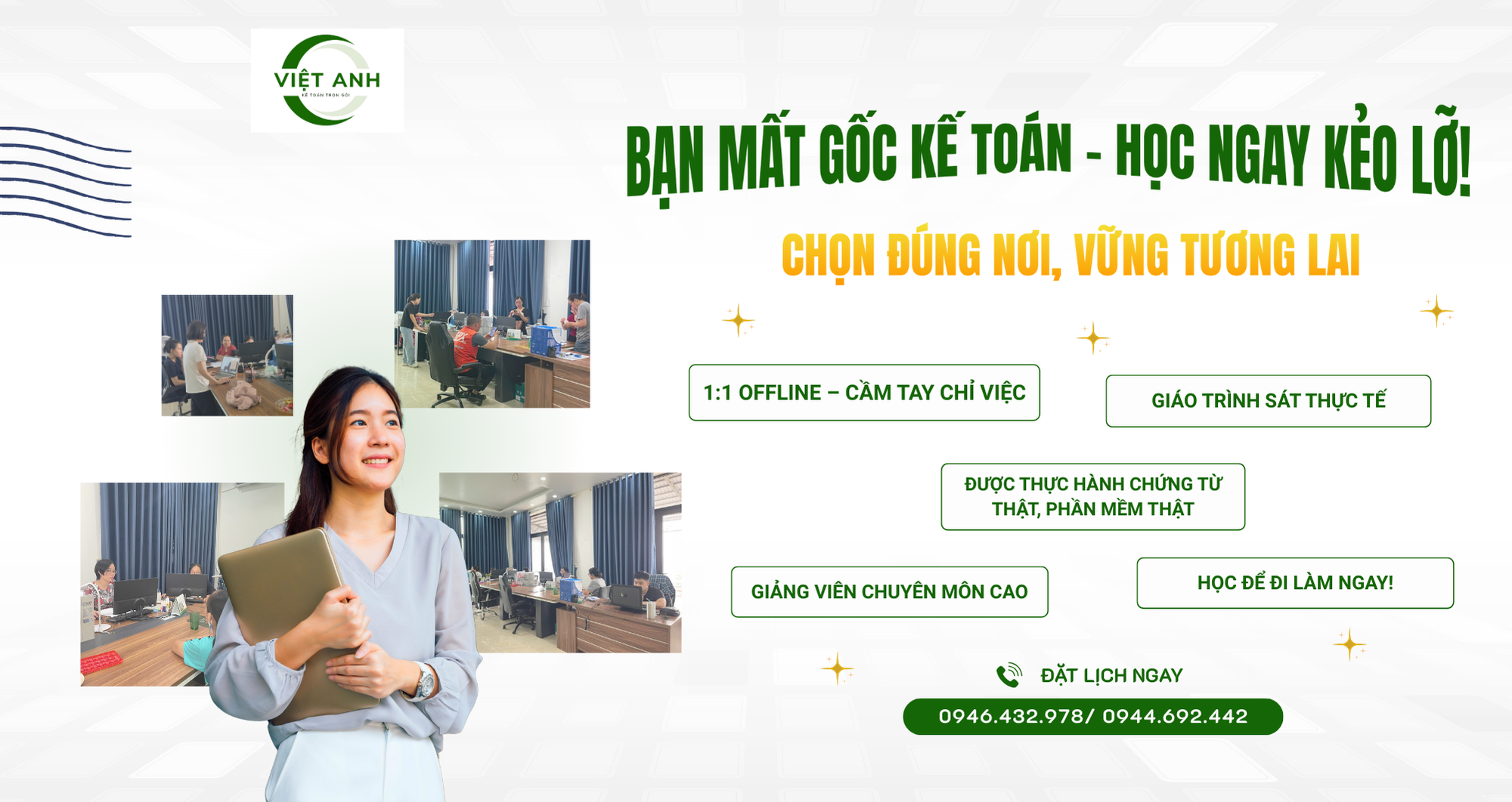 Đào tạo kế toán – thuế thực chiến 1:1 tại Nam Định