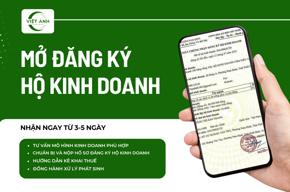 Mở đăng ký hộ kinh doanh