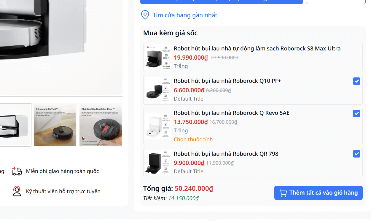 Gợi ý sản phẩm mua kèm