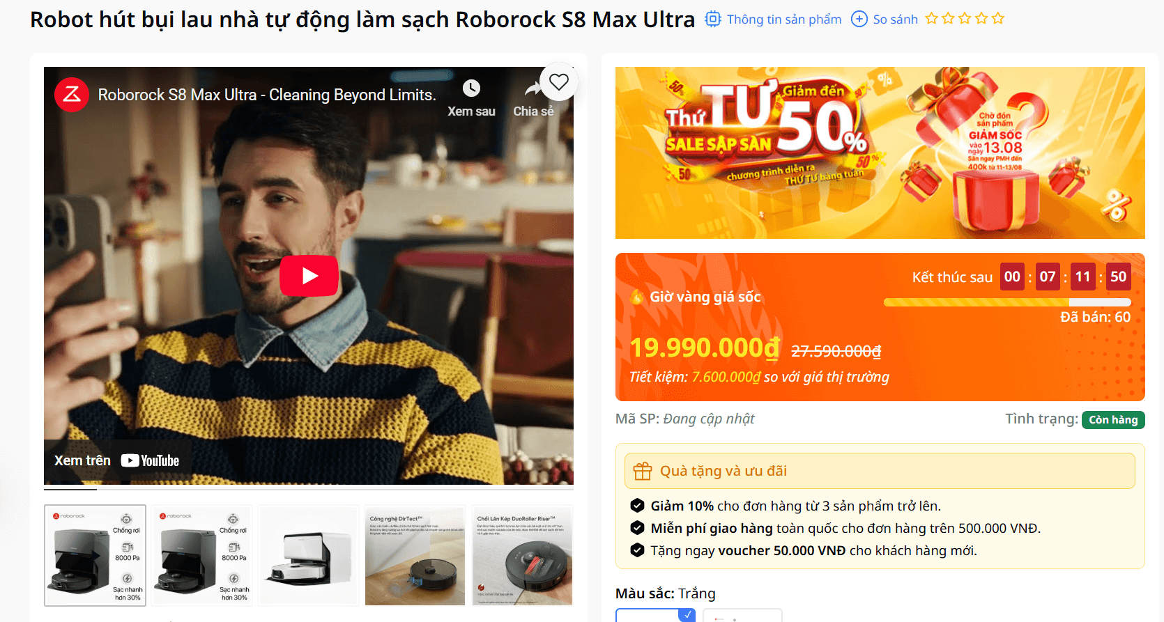 Video và Flash Sale