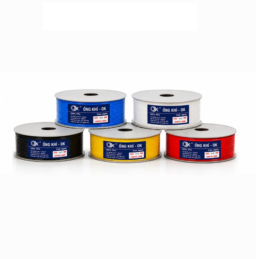 Ống hơi khí nén phi 4 OK- chính hãng - siêu bền