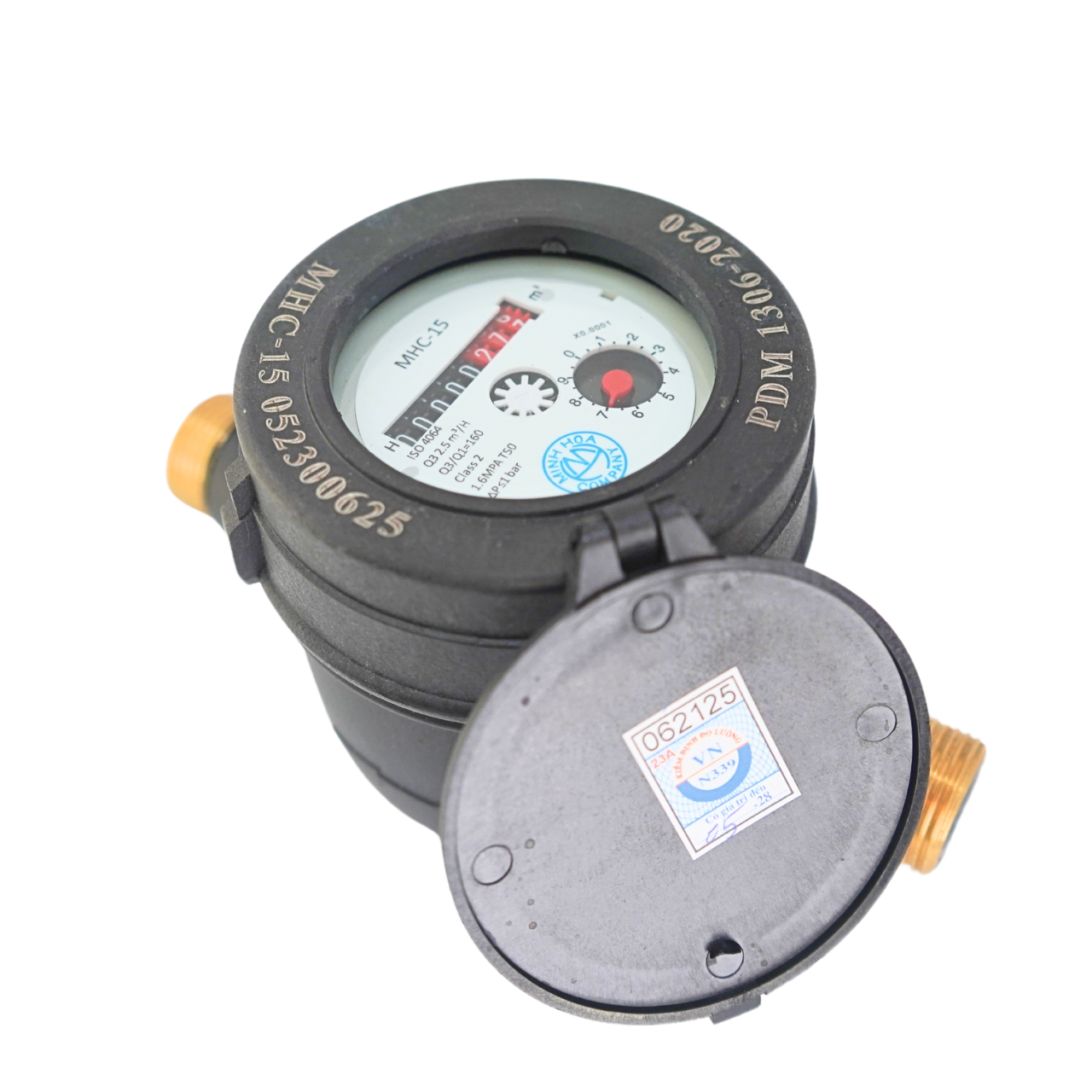 Đồng hồ thân nhựa, loại từ, đa tia, cấp 2 MHC