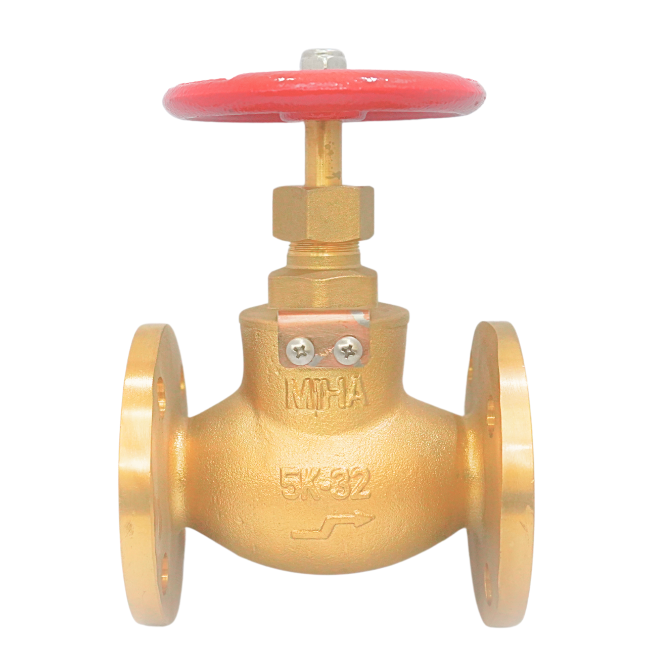 Van cầu đồng mặt bích một chiều MIHA-5K