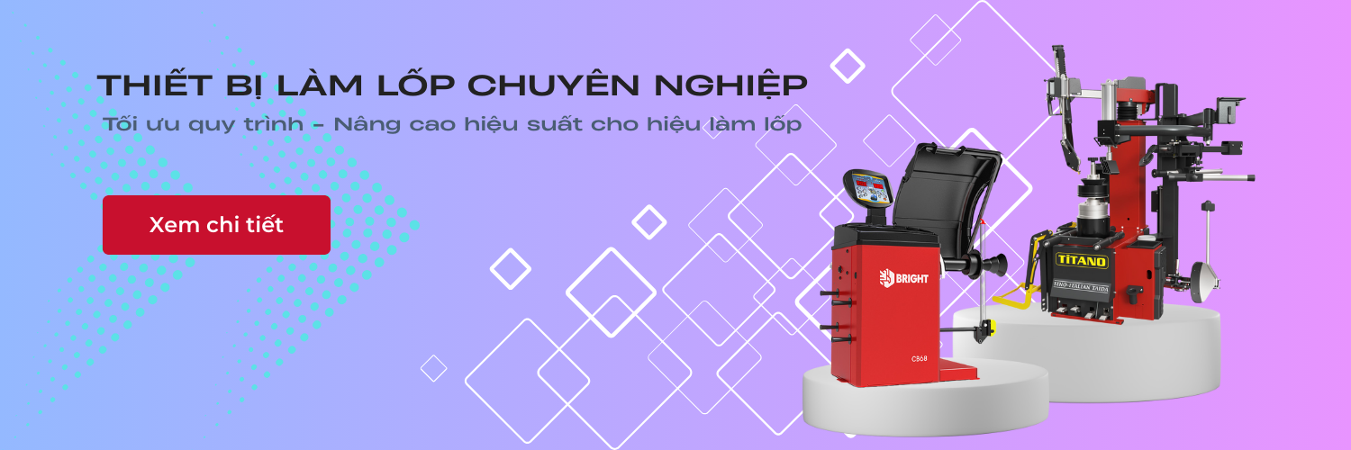 Banner Thiết Bị Nam Cường - Thiết bị làm lốp, máy ra vào lốp, máy cân bằng lốp cho hiệu làm lốp ô tô