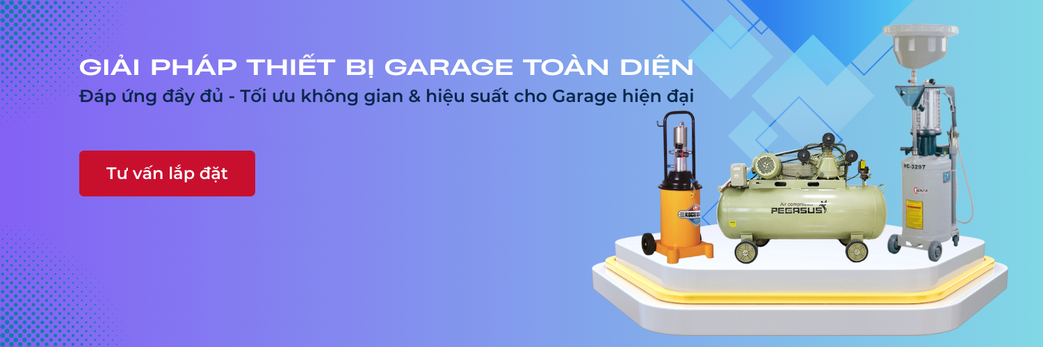 Banner Thiết Bị Nam Cường - Thiết bị Garage, cầu nâng 2 trụ, tủ đồ nghề, máy nén khí cho garage chuyên nghiệp